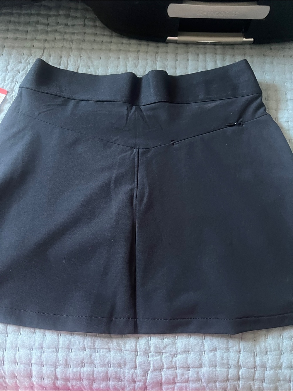 Dana Buchman Black Mini Skort with Pocket Details - Picture 5 of 7